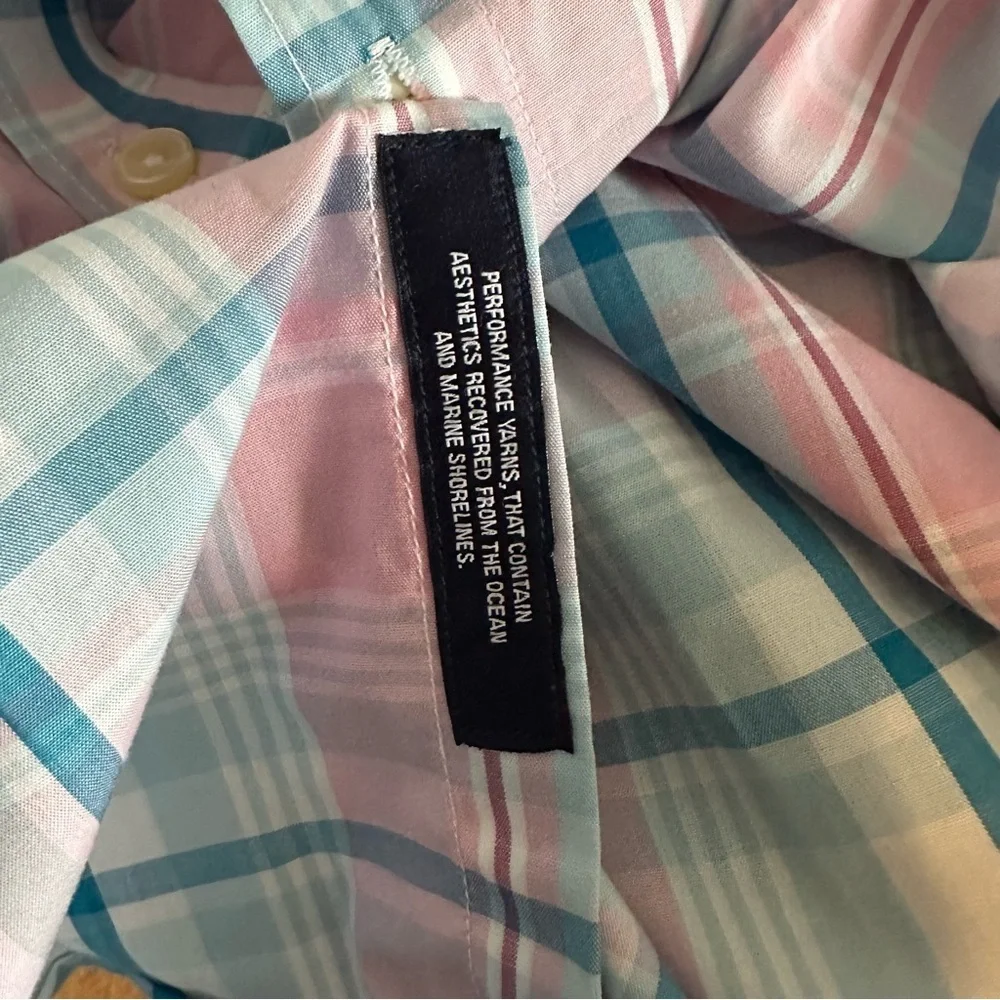 GANT Men’s L/S Button Down Shirt, Cotton, Size XL / 42, Pink & Blue Plaid - Picture 4 of 7